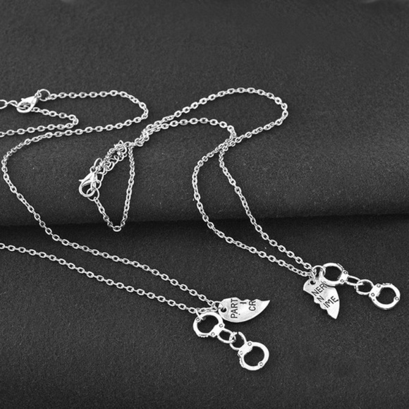 NWT! Set of Partners in Crime Necklaces-Couple/BFF - Picture 4 of 8